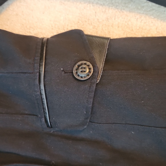 Mackage Black Jacket With Leather Trim - Picture 6 of 16